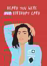 Heard you were Dua birthday Card - Dua Lipa created by Jamie Lindsay
