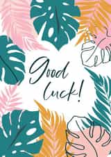 Tropical Plant Good Luck Card created by Emma Charlotte Creates