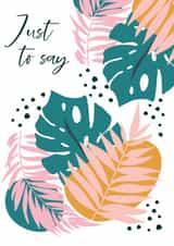 Just to say card created by Emma Charlotte Creates