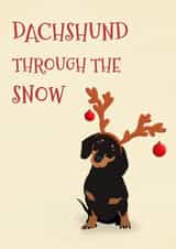 Dachshund Christmas created by Artzen Island