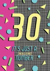 Funny 30th Birthday Card created by Inkabilly