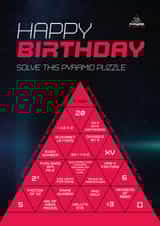 Happy Birthday Pyramid Puzzle created by Ultimate Quest