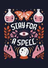 Stay For A Spell Halloween card created by Jessica Molina