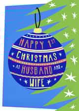 Husband and a wife 1st Christmas created by Running with Scissors