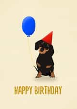 Doxie Birthday created by Artzen Island