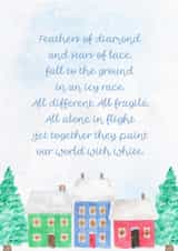 White Christmas Poem created by Rhymes To Remember