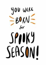 Spooky Season Halloween Birthday Card created by Debmon Design