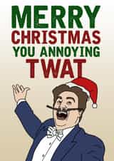 TV Advert Funny Christmas Card created by Daft as Duck