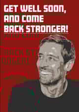 Get well soon and come back stronger! (Peter Crouch) created by SJS Designs