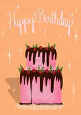 Hppy Birthday Cake Card created by Liisa Petrocchi