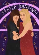 Strictly Come Dancing Celebration Card created by skeletondraw