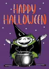 Halloween Witch Card created by Liisa Petrocchi
