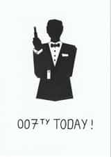 James Bond 70th Birthday Card created by Ow Cards