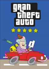 Gran Theft Auto Card created by LDN Prints