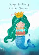 Happy Birthday Mermaid Card created by Francis & Wood