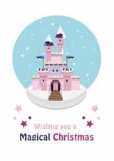 Magical Christmas Globe Castle created by Roger Bear Designs