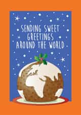 Sweet Christmas pudding card Send created by Wicked Poppy Designs