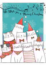 Fun Cat Christmas Card created by Shereen M Designs