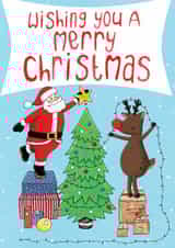 Christmas Tree created by Martyn Scribbler Illustration