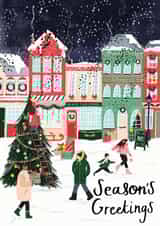 Christmas Town - Festive - Traditional - Festive - Seasons Greetings - Pretty - Classic - Christmas Card created by Simply Katy