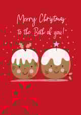 Both of you Christmas Puddings created by Sarah Corcoran