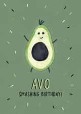 Avo Smashing Birthday! created by Tiia Mari Designs