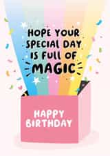 Magic Birthday Card created by Macie Dot Doodles