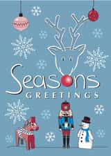 Seasons Greetings Scandi style card created by Sal Roydhouse