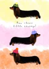Clever Little Sausage Card created by Francis & Wood