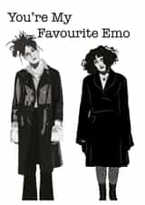 Matty Healy and Heather Baron Gracie Card created by TAmber Graphics