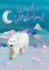 Winter Wonderland Polar Bear Christmas Card created by PearlyPea 