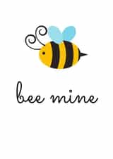bee mine love friendship card created by Jitna Bhagani