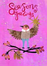 Fancy Pants Robin Christmas Card created by PearlyPea 