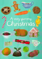 Very Yummy Christmas Dinner Card created by PearlyPea 