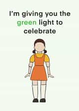 Squid Game Birthday Card created by seeruru