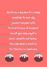 Socially acceptable Christmas created by Hare and Bear Design