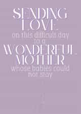 Baby Loss Card 1002 created by Esther the Sketcher