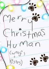 Merry Christmas from the dog created by Palette&Petal 