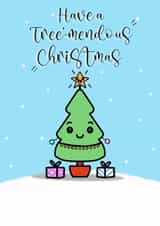 Have a Tree-mendous Christmas created by Pippins post cards 