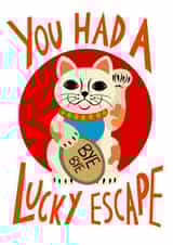 You had a lucky escape break up divorce card  created by Stonefoxes