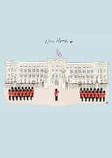 Pretty British New Home Card - Buckingham Palace - New Home created by Georgina Hart