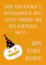 October Birthday Halloween Card created by Nikki Noo Cards