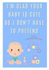 Funny New Baby Card created by Bitch, please...