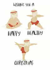 Yogi Santa Christmas Card created by Wednesday's Wombat