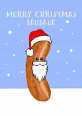 Merry Christmas Sausage created by Dan Likes to Draw