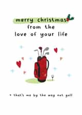 Cheeky card for the love of your life who likes golf created by Silly Prints