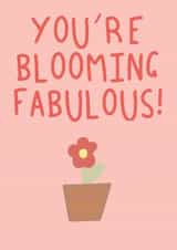 You’re blooming fabulous! Flower thank you card created by Olives Designs