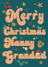 Merry Christmas Nanny and Grandad created by Summer Lane Studio
