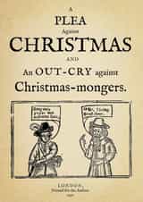 A Plea Against Christmas Historical Anti-Christmas Card created by Wit & Wisdom