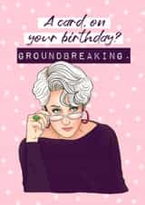 Miranda priestly birthday card! created by Splendid Scribbles